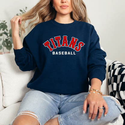 Grove City Titans Baseball Crewneck Style 4