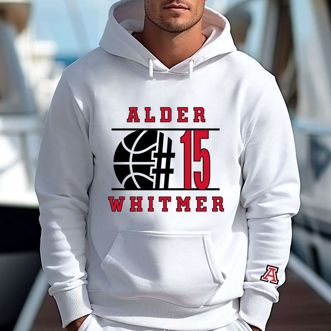 Alder Basketball Player Hoodie