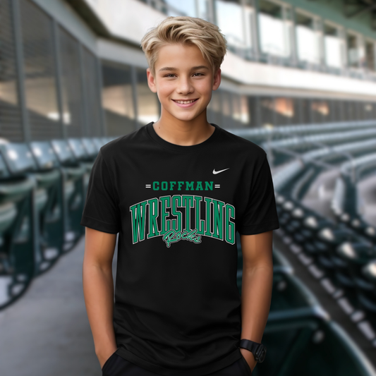 Coffman Wrestling NIKE Tee Style 3