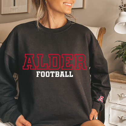 Alder Football Crewneck Sweatshirt