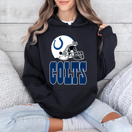 Colts Football Helmet Hoodie