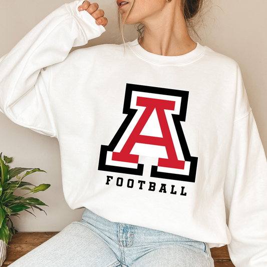 Alder Football Crewneck Sweatshirt