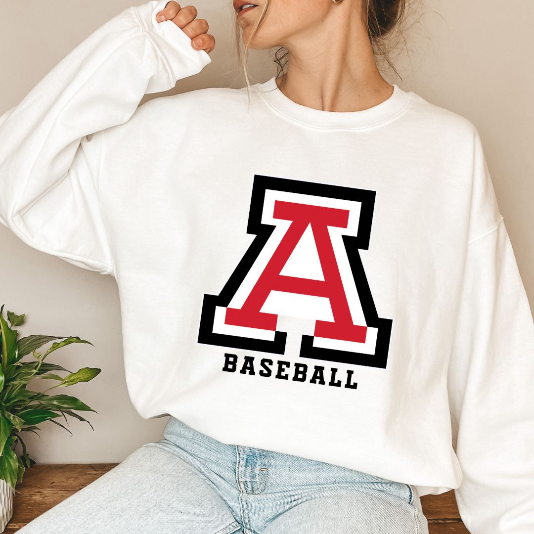 Alder Baseball Crewneck Sweatshirt