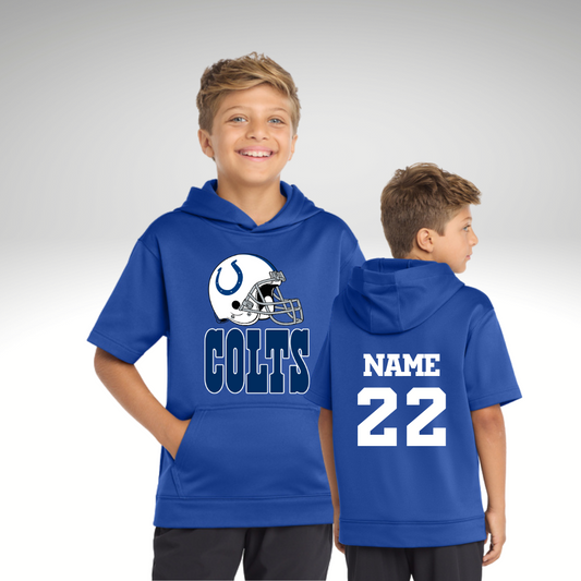 Colts Short Sleeve Hoodie