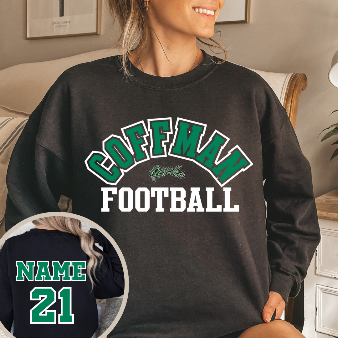 Coffman Football Crewneck Sweatshirt