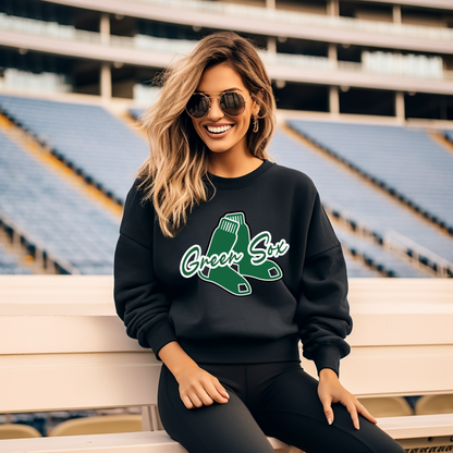 Green Sox Crewneck Sweatshirt Style 4