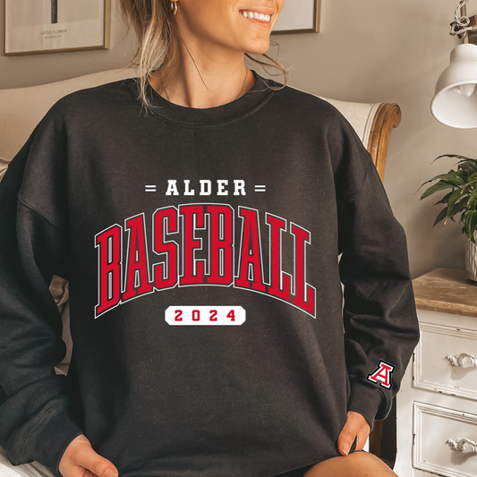 Alder Baseball 2024 Crewneck Sweatshirt