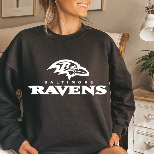 Ravens Football Crewneck Sweatshirt