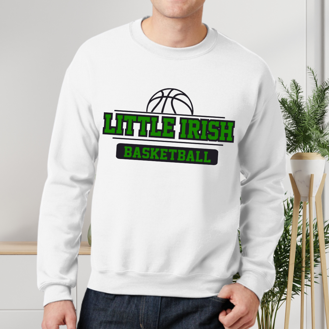 Little Irish Crewneck BASKETBALL