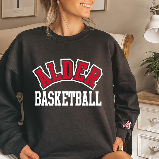 Alder Basketball Crewneck Sweatshirt