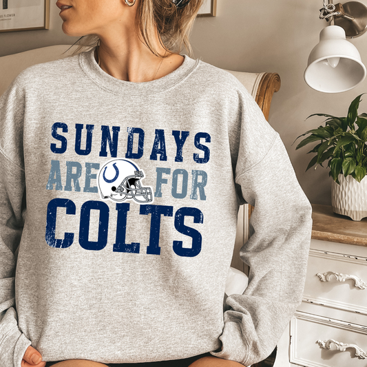 Sundays Are For Colts Crewneck Sweatshirt