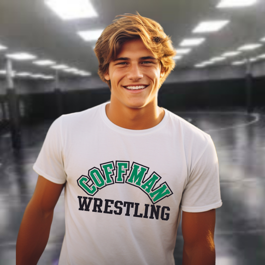 Coffman Wrestling Tee Style 3