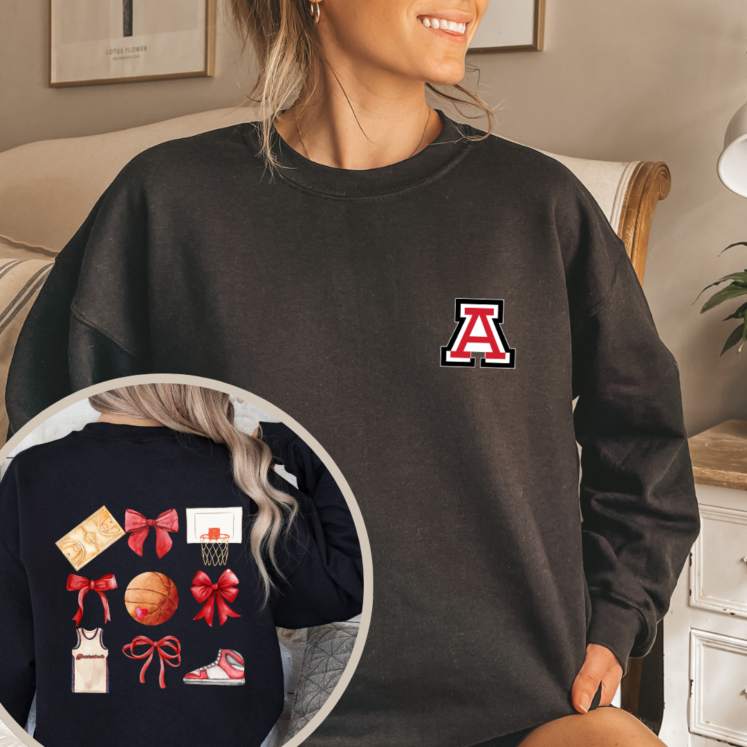 Alder Basketball Pretty Pep Crewneck Sweatshirt