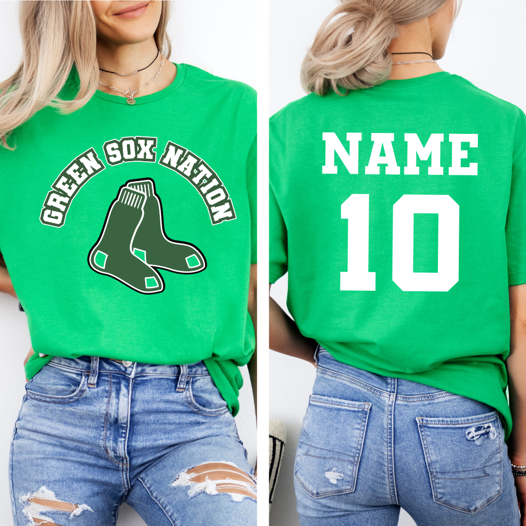 Green Sox Tee Style 4