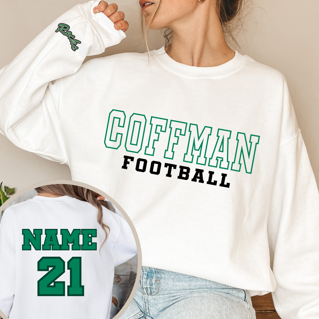 Coffman Football Crewneck Sweatshirt