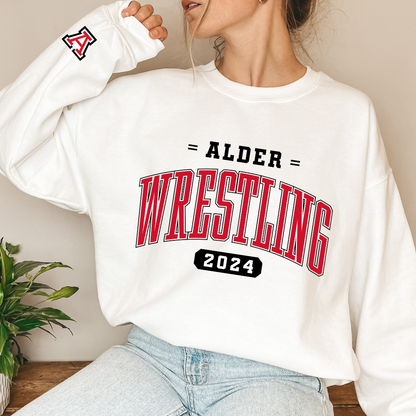 Alder Wrestling 2024 Crewneck Sweatshirt