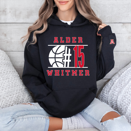 Alder Basketball Player Hoodie