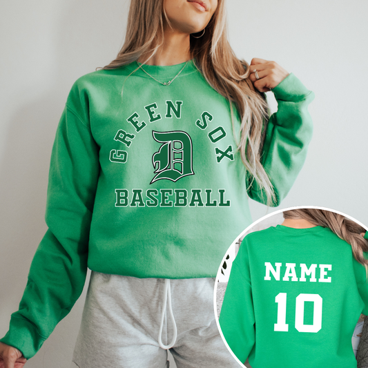 Green Sox Crewneck Sweatshirt Style 7