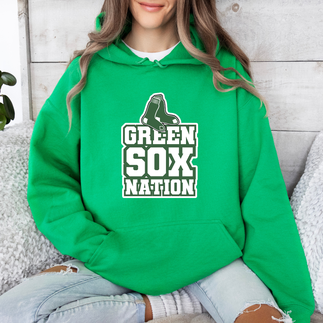 Green Sox Hoodie Style 8