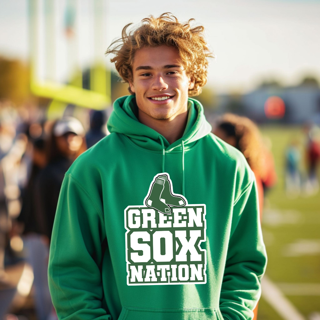 Green Sox Hoodie Style 8