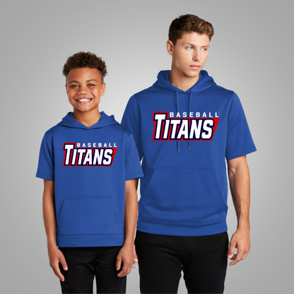 Grove City Titans Short Sleeve Hoodie Style 3