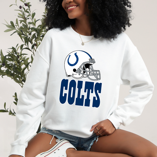 Colts Helmet Crewneck Sweatshirt