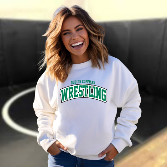 Coffman Wrestling Crewneck Sweatshirt Style 1