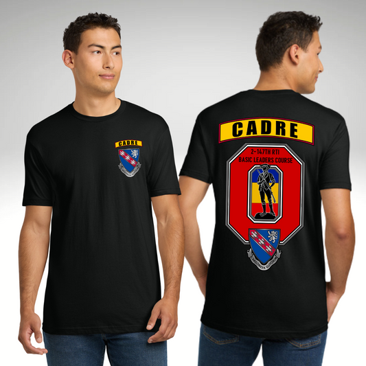 147TH RTI BLC CADRE Black Tee