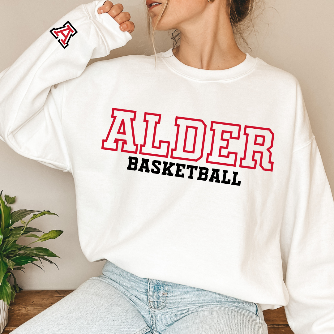 Alder Basketball Crewneck Sweatshirt