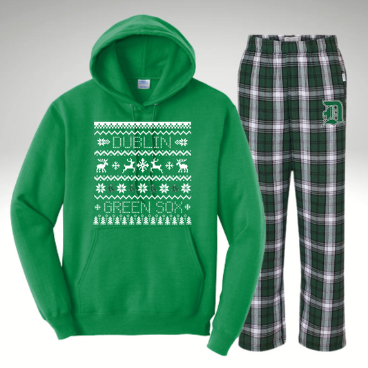 Dublin Green Sox Festive Flannel Set