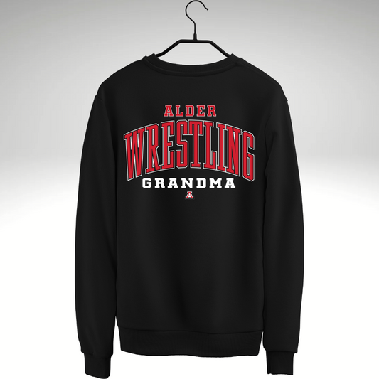 Alder Wrestling GRANDMA Crewneck Sweatshirt