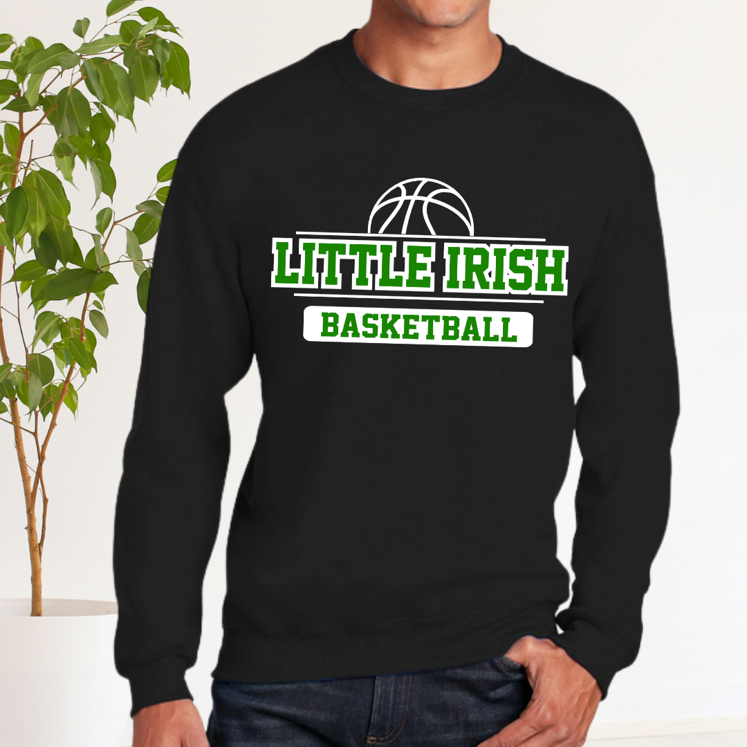 Little Irish Crewneck BASKETBALL