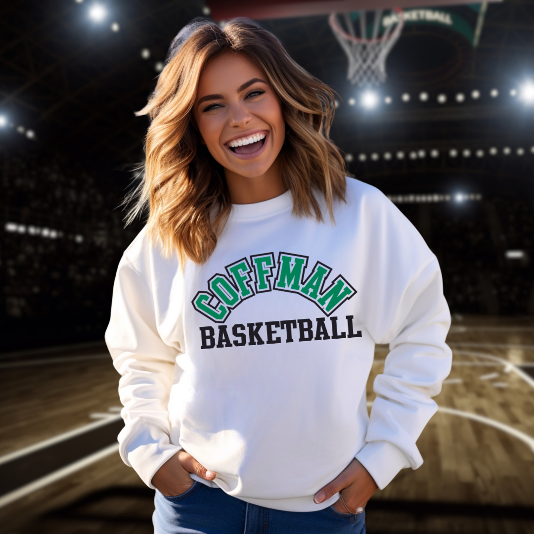 Coffman Basketball Crewneck Sweatshirt Style 2