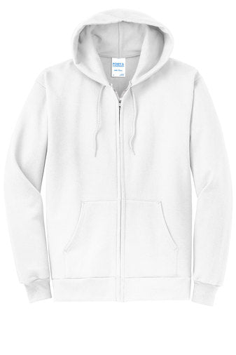 HCA Heart Full Zip Sweatshirt White