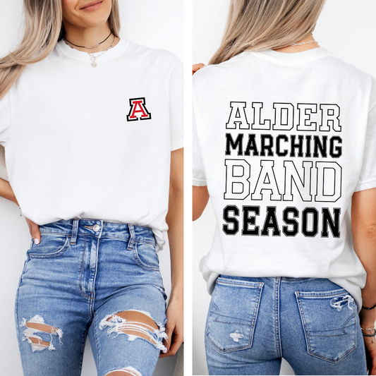 Alder Marching Band Season Tee