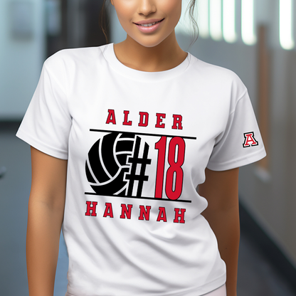 Alder Volleyball Player Tee