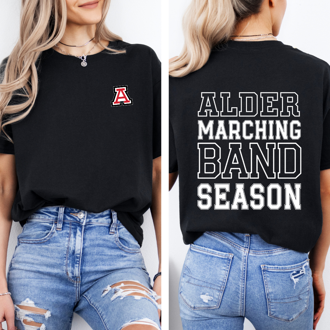 Alder Marching Band Season Tee