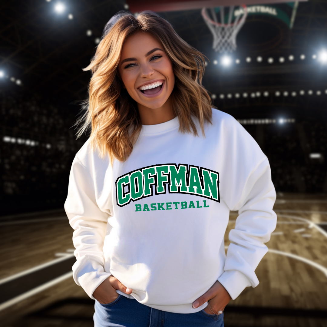 Coffman Basketball Crewneck Sweatshirt Style 4