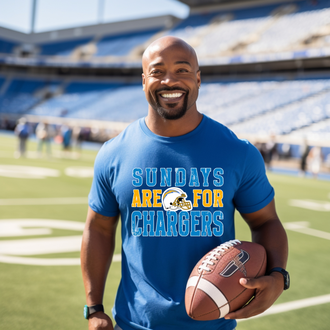 Chargers SUNDAYS Tee