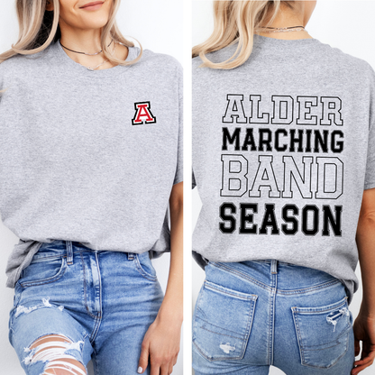 Alder Marching Band Season Tee