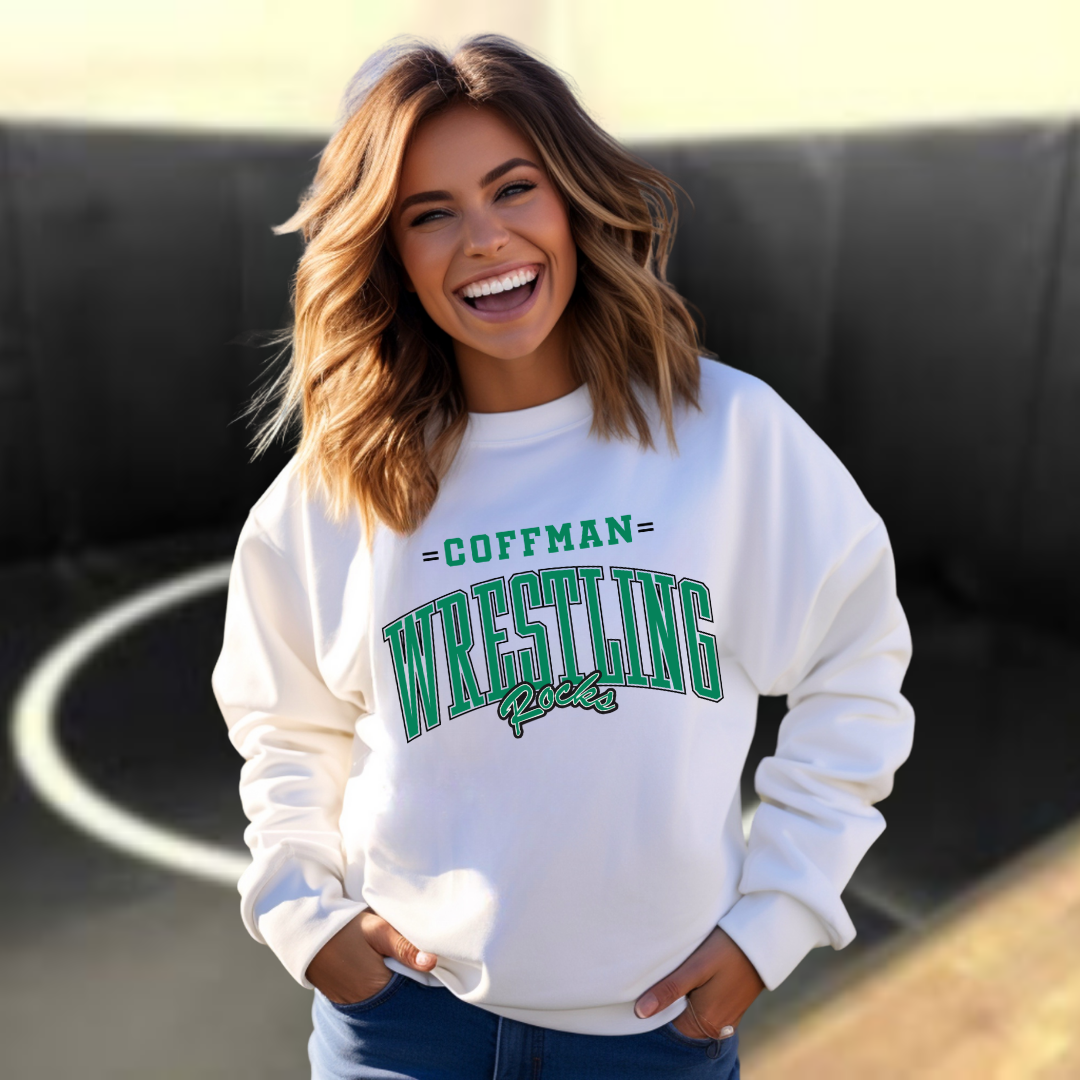 Coffman Wrestling Crewneck Sweatshirt Style 7