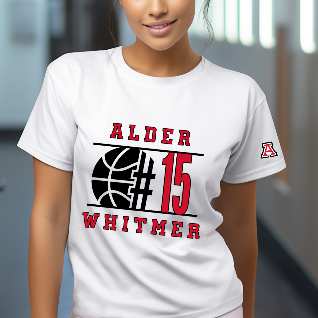 Alder Basketball Player Tee