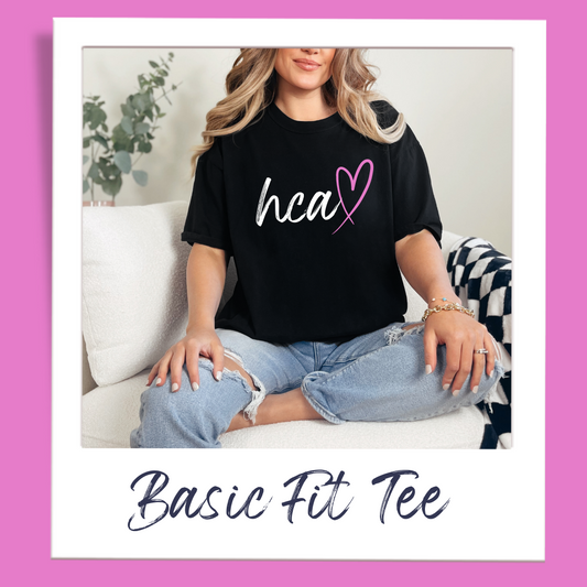 HCA Heart Basic Fit Tee