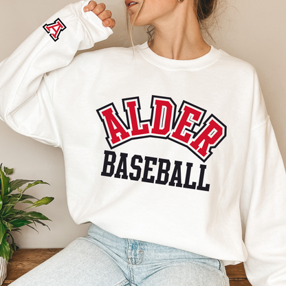 Alder Baseball Crewneck Sweatshirt