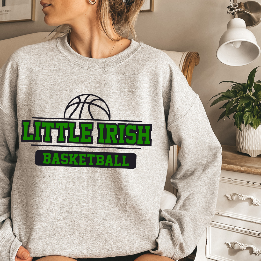 Little Irish Crewneck BASKETBALL