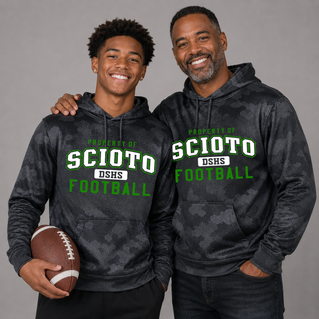 Dublin Scioto Hoodie - Football CamoHex