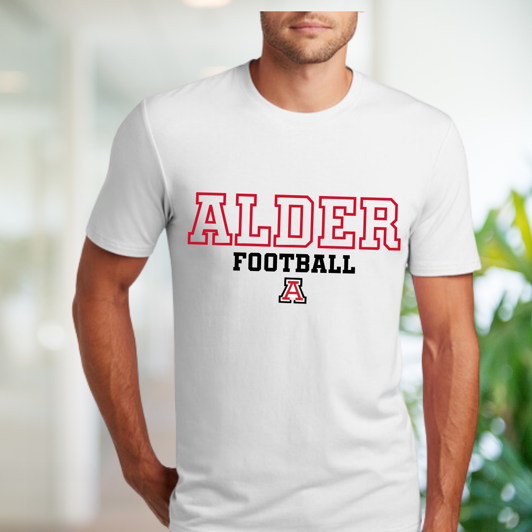 Alder Football Tee