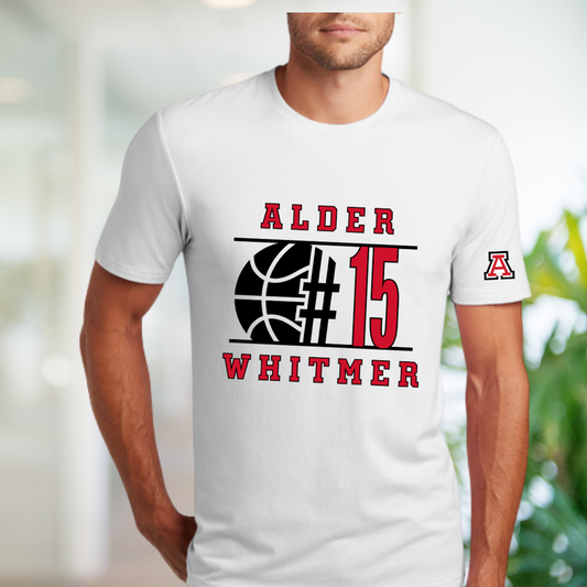 Alder Basketball Player Tee