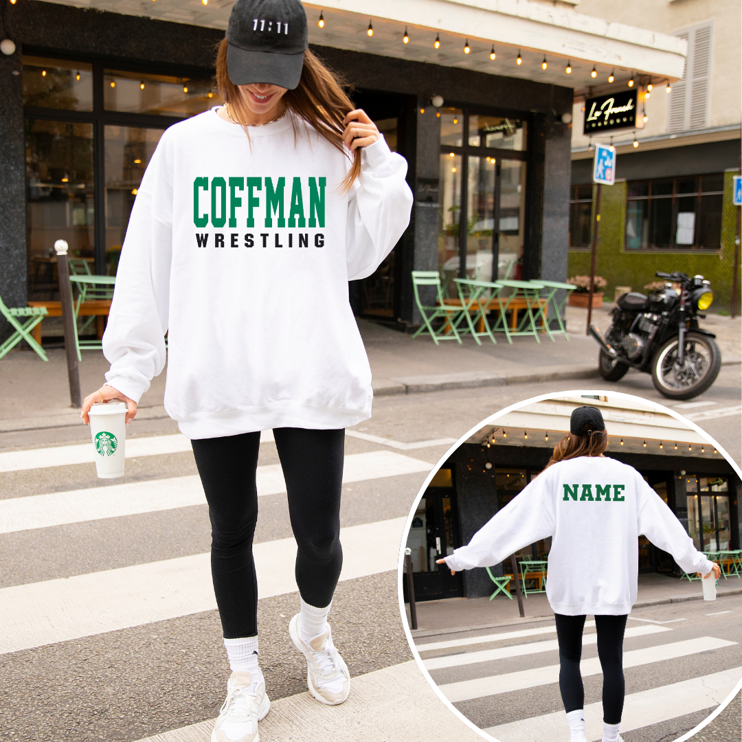 Coffman Wrestling Crewneck Sweatshirt Style 6