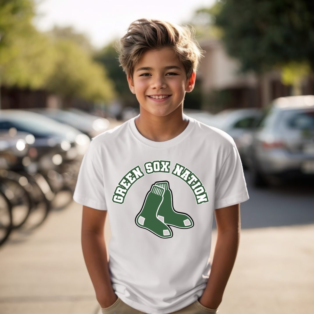 Green Sox Tee Style 4